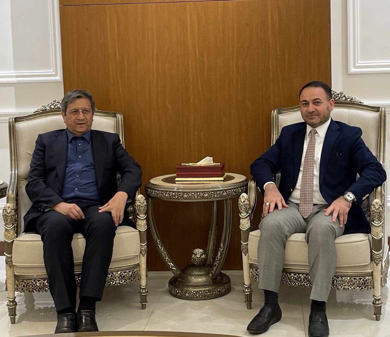 توسعه همکاری‌های راهبردی اقتصادی؛ محور گفت‌وگوی رئیس کل بانک مرکزی با وزیر تجارت عراق